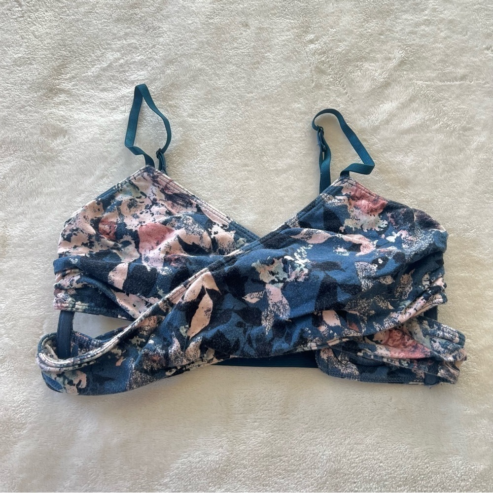 Free People Wrap It Up Soft Bra in Jade